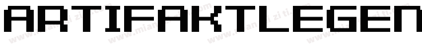 ArtifaktLegend Regular字体转换